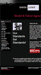 Mobile Screenshot of davisandlowetalent.com